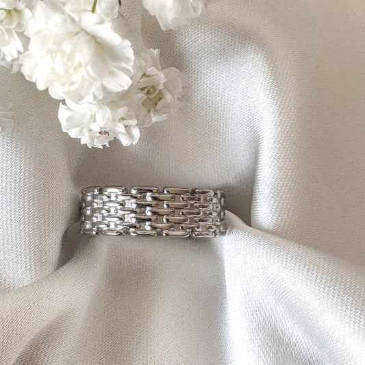 Anillo Nova Plateado
