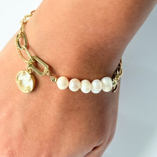Pulsera Perla Clara