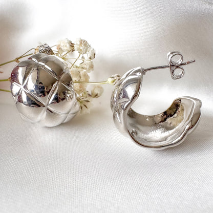 Aros Lueur plateados