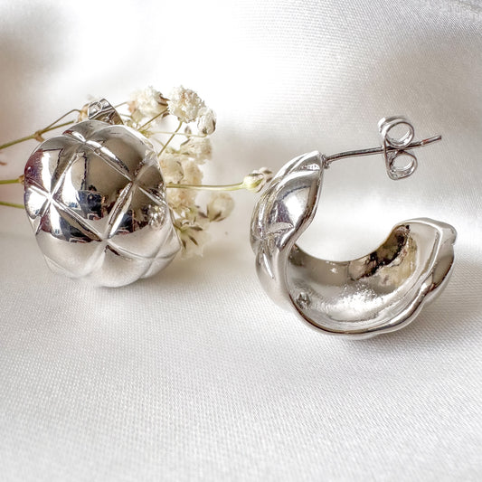 Aros Lueur plateados