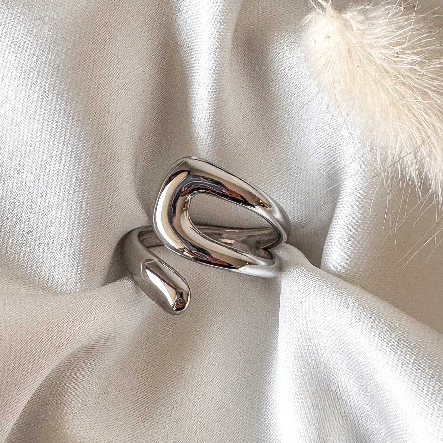 Anillo Aria plateado